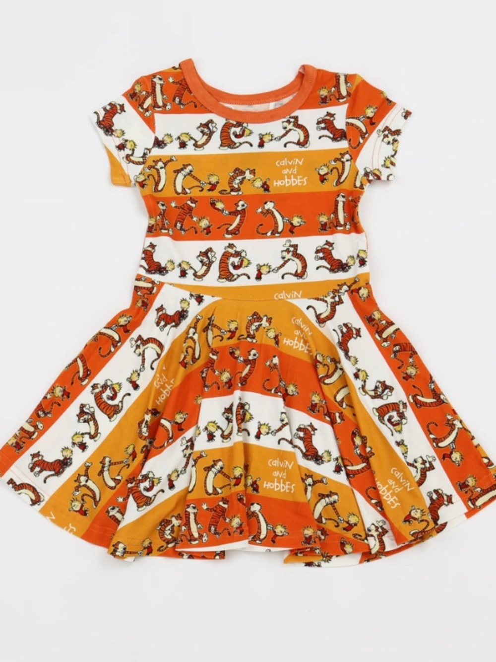 Calvin and Hobbes girls bamboo twirl dress